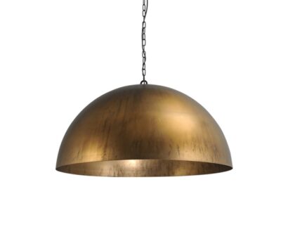 Larino Pendelleuchte mit rustikaler Kette Ø50cm Messing