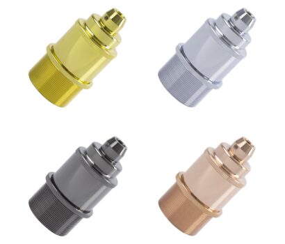 Metallisierte Lampenfassung Design für LED Lampen E27